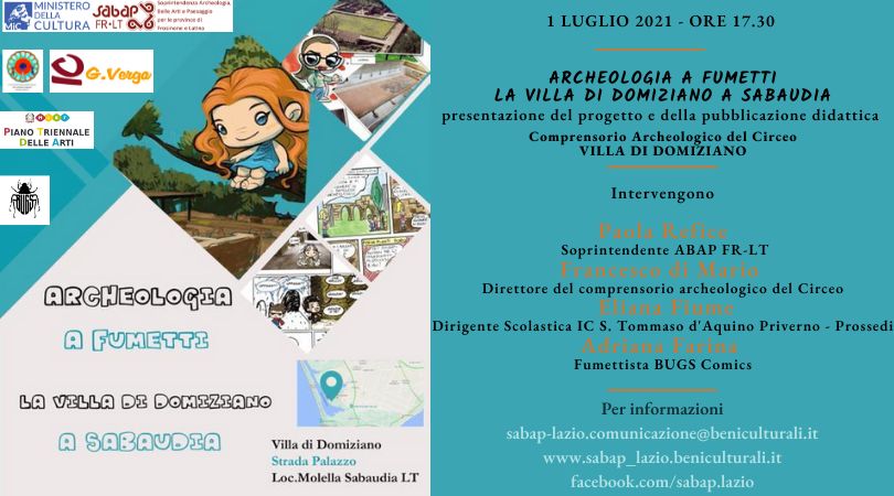 Archeologia a fumetti. La villa di Domiziano a Sabaudia